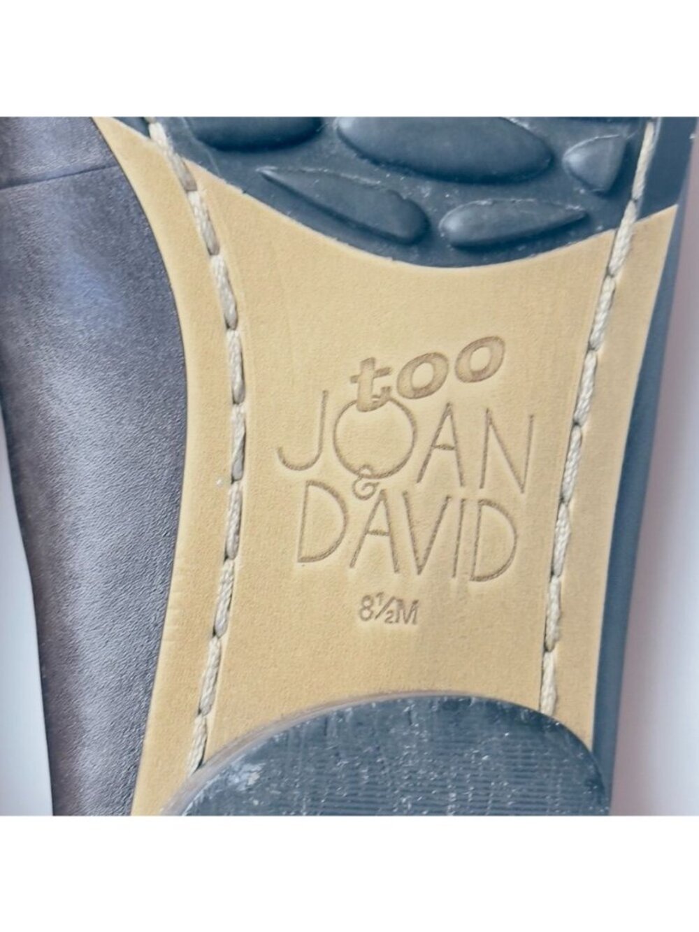 JOAN & DAVID Women"s Shoes Brown Leather Mules Flats Size 8.5M - Picture 10 of 11